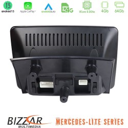 Bizzar Lite Series Mercedes Android13 8Core (4+64GB) 8core Mercedes ML/SLK NTG4.5 Navigation Multimedia station 9"