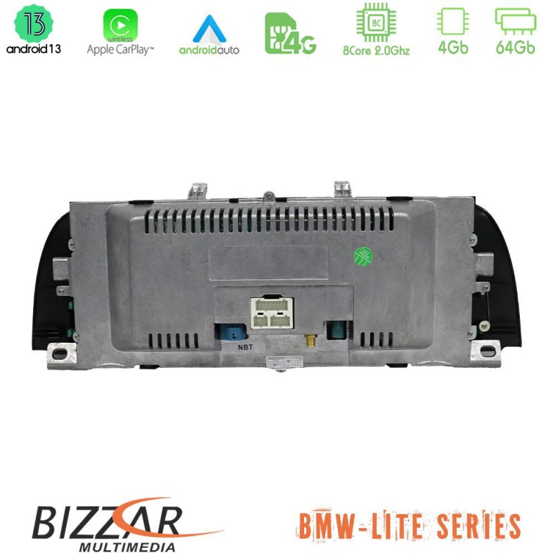 Bizzar Lite Series BMW 5 Series F10/F11 CIC Android13 8Core (4+64GB) Navigation Multimedia 10.25" HD (OEM Style) Bizzar Lite Series BMW 5 Series F10/F11 CIC Android13 8Core (4+64GB) Navigation Multimedia 10.25" HD (OEM Style)