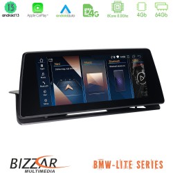 Bizzar Lite Series BMW 3 series E90 (χωρίς εργ.οθόνη) Android13 8Core (4+64GB) Navigation Multimedia 10.25" HD