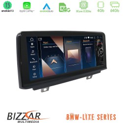 Bizzar Lite Series BMW 1/2 series F20/F21/F22/F23 Android13 8Core (4+64GB) Navigation Multimedia 10.25" HD
