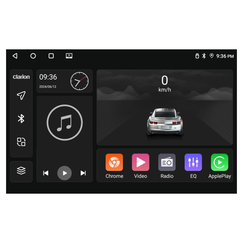 Clarion GL300 Series 4Core Android11 2+32GB Navigation Multimedia Tablet 10" Με Carplay & Android Auto Clarion GL300 Series 4Core Android11 2+32GB Navigation Multimedia Tablet 10" Με Carplay & Android Auto