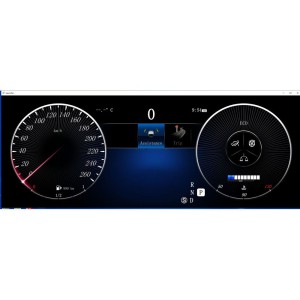 Mercedes E Class W212 2009-2011 Digital LCD Instrument Cluster 12.3" με HD οθόνη 1920*720