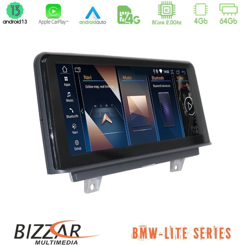Bizzar Lite Series BMW 3er/4er (F30/F32) 2017-> Android13 8Core (4+64GB) Navigation Multimedia 10.25" HD Bizzar Lite Series BMW 3er/4er (F30/F32) 2017-> Android13 8Core (4+64GB) Navigation Multimedia 10.25" HD