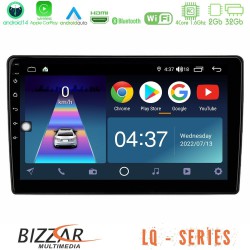 Bizzar LQ Series 4Core Android14 2+32GB Honda Civic Hatchback 2006-2011 Navigation Multimedia Tablet 9" Με Carplay & Android Auto
