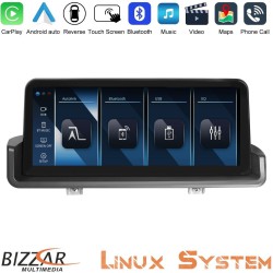 Bizzar BMW 3 series E90 (χωρίς εργ.οθόνη) Linux Apple CarPlay | Android Auto screen 10.25" HD Anti-reflection