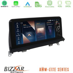 Bizzar Lite Series BMW X5 & X6 2007-2010 Android13 8Core (4+64GB) Navigation Multimedia 10.25" HD