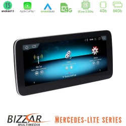 Bizzar Lite Series Mercedes E Class NTG5.0 Android13 8Core (4+64GB) Navigation Multimedia 10.25"
