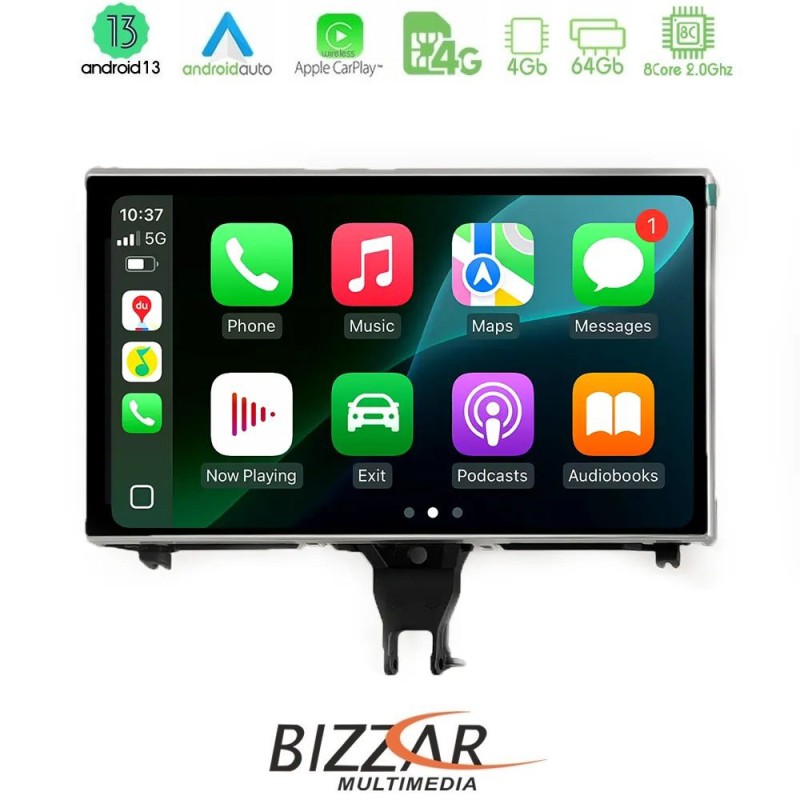Bizzar Audi A6 2012-2018 Android13 8Core (4+64GB) Navigation Multimedia 8,4" HD OEM Style