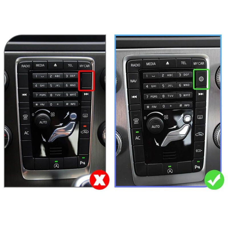 Volvo Sensus Connect 2014-> Wireless CarPlay/Android Auto Interface & Camera In