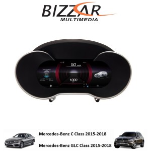 Mercedes C/GLC Class W205/X253 2015-2019 Digital LCD Instrument Cluster 12.3" με HD οθόνη 1920*720