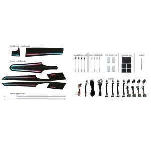 Ατμοσφαιρικός Φωτισμός Porsche Panamera (970) 2010-2016 OEM Ambient Light Full Kit