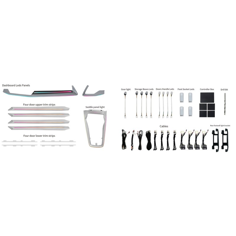 Ατμοσφαιρικός Φωτισμός Audi A3 (8Y) 2021-2024 OEM Ambient Light Full Kit