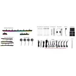 Ατμοσφαιρικός Φωτισμός Audi A3 (8V) 2013-2018 OEM Ambient Light Full Kit