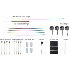 Ατμοσφαιρικός Φωτισμός Audi Q2 (GA) 2019-2024 OEM Ambient Light Full Kit