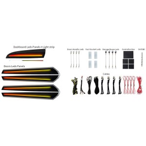 Ατμοσφαιρικός Φωτισμός BMW X3/X4 (F25/F26) OEM Ambient Light Full Kit