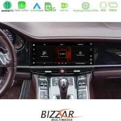 Bizzar OEM Porsche Panamera 2010-2016 8core Android13 8+128G Navigation Multimedia 12.3"