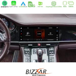 Bizzar OEM Porsche Panamera 2010-2016 8core Android13 8+128G Navigation Multimedia 12.3"