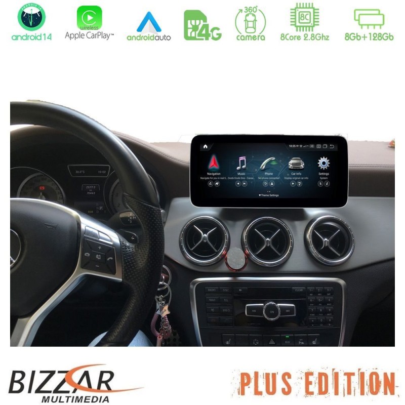 Bizzar Slim Plus Edition Mercedes A/CLA/GLA NTG5 Android14 (8+128GB) Navigation Multimedia 12.3" Anti-reflection Bizzar Slim Plus Edition Mercedes A/CLA/GLA NTG5 Android14 (8+128GB) Navigation Multimedia 12.3" Anti-reflection