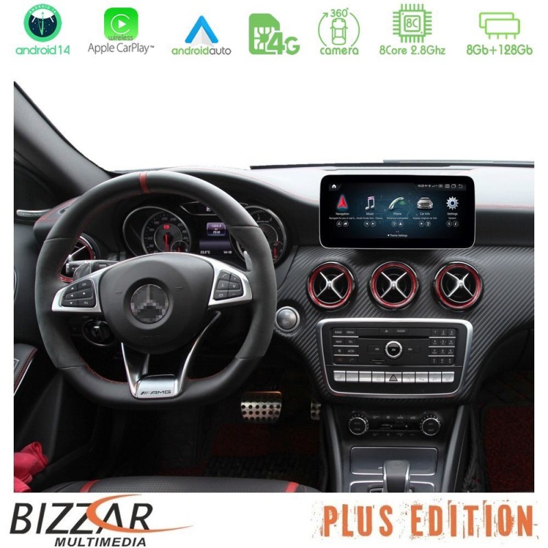 Bizzar Slim Plus Edition Mercedes SLC Class (R172) NTG5 Android14 (8+128GB) Navigation Multimedia 12.3" Anti-reflection Bizzar Slim Plus Edition Mercedes SLC Class (R172) NTG5 Android14 (8+128GB) Navigation Multimedia 12.3" Anti-reflection