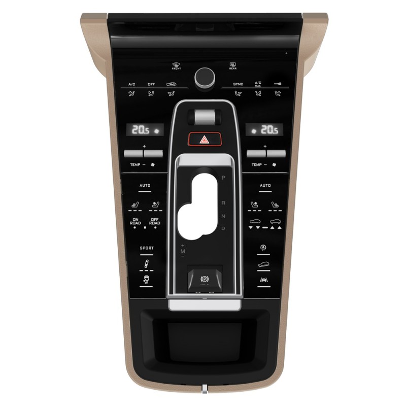 Αναβάθμιση Κεντρικής Κονσόλας Porsche Cayenne 92A | Porsche Cayenne 92A Center Console Upgrade AC Climate Switch Panel (Μπεζ Χρώμα)