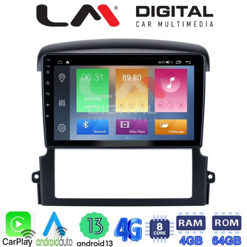 LM Digital - LM ZC8303 GPS Οθόνη OEM Multimedia Αυτοκινήτου για Kia Sorento 2006 &gt; 2009 (CarPlay/AndroidAuto/BT/GPS/WIFI/GPRS)