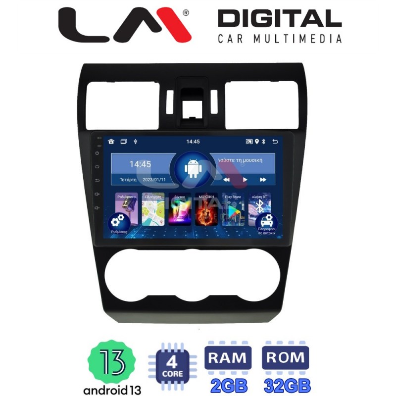 LM Digital - LM ZL4262 GPS Οθόνη OEM Multimedia Αυτοκινήτου για SUBARU IMPREZA-FORESTER 2013&gt; (BT/GPS/WIFI)