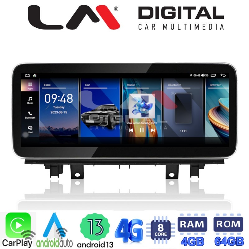 LM Digital - LM GH4 225 NBT Οθόνη OEM Multimedia Αυτοκινήτου για BMW X1 (F48) 2015 &gt; 2016 με σύστημα NBT (CarPlay/AndroidAuto/BT/GPS/WIFI/GPRS)