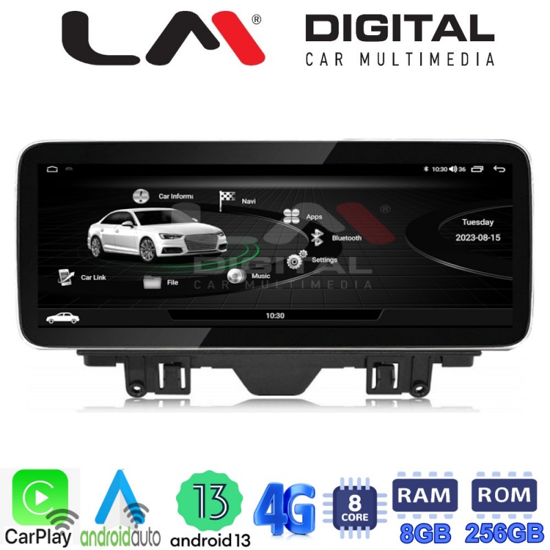 LM Digital - LM GH8 292 HIGH Οθόνη OEM Multimedia Αυτοκινήτου για AUDI Q3 2011 &gt; 2018 (CarPlay/AndroidAuto/BT/GPS/WIFI/GPRS)