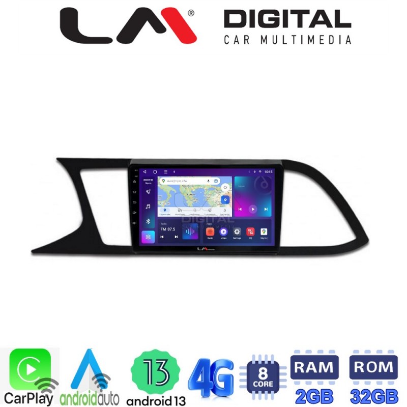 LM Digital - LM ZE8306 GPS Οθόνη OEM Multimedia Αυτοκινήτου για SEAT LEON 2012&gt;  (CarPlay/AndroidAuto/BT/GPS/WIFI/GPRS)