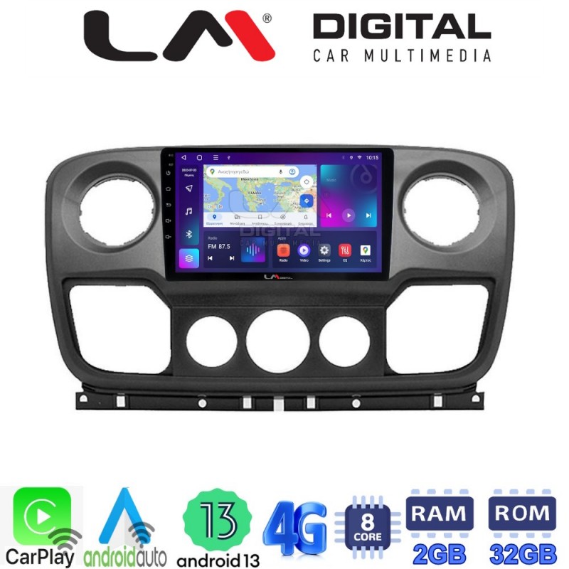 LM Digital - LM ZE8503 GPS Οθόνη OEM Multimedia Αυτοκινήτου για NISSAN NV400 2011 &gt; 2020
OPEL Movano 2011&gt; 2020
RENAULT Master III 2010 &gt; 2019 (CarPlay/AndroidAuto/BT/GPS/WIFI/GPRS)