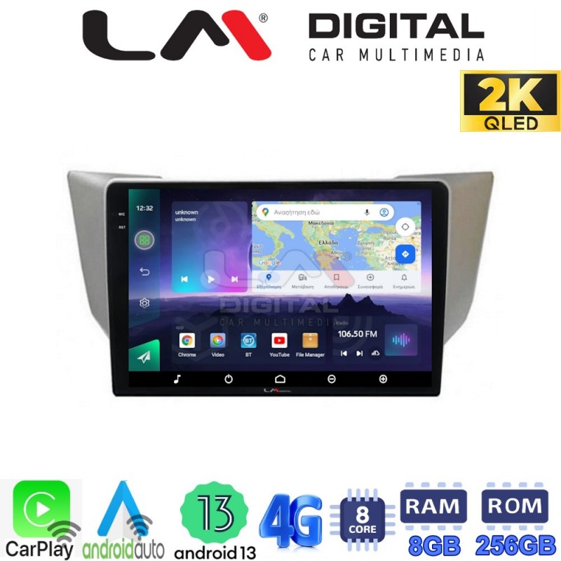LM Digital - LM ZQ8620 GPS Οθόνη OEM Multimedia Αυτοκινήτου για LEXUS RS 2003&gt;2009 (CarPlay/AndroidAuto/BT/GPS/WIFI/GPRS)