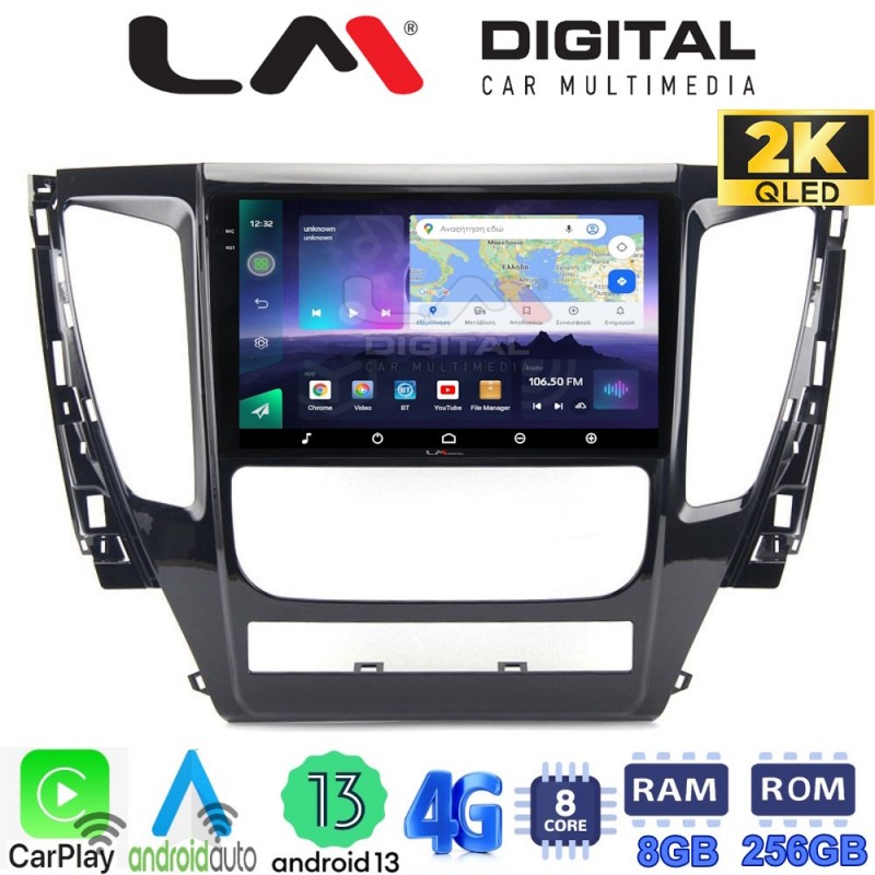 LM Digital - LM ZQ8992 GPS Οθόνη OEM Multimedia Αυτοκινήτου για Mitsubishi Pajero 2014&gt; (CarPlay/AndroidAuto/BT/GPS/WIFI/GPRS)