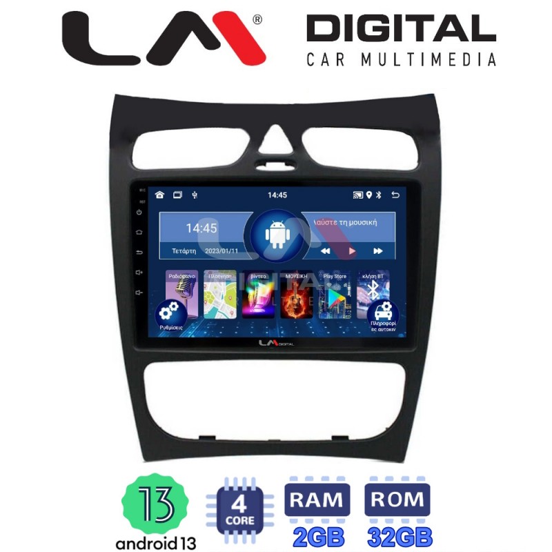LM Digital - LM ZL4812 GPS Οθόνη OEM Multimedia Αυτοκινήτου για Mercedes CLK (W209) 2000 &gt; 2004 (BT/GPS/WIFI/GPRS)