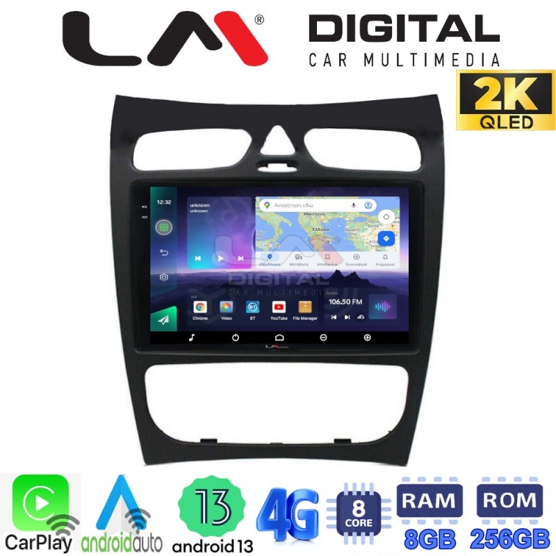 LM Digital - LM ZQ8812 GPS Οθόνη OEM Multimedia Αυτοκινήτου για Mercedes CLK (W209) 2000 &gt; 2004 (CarPlay/AndroidAuto/BT/GPS/WIFI/GPRS)