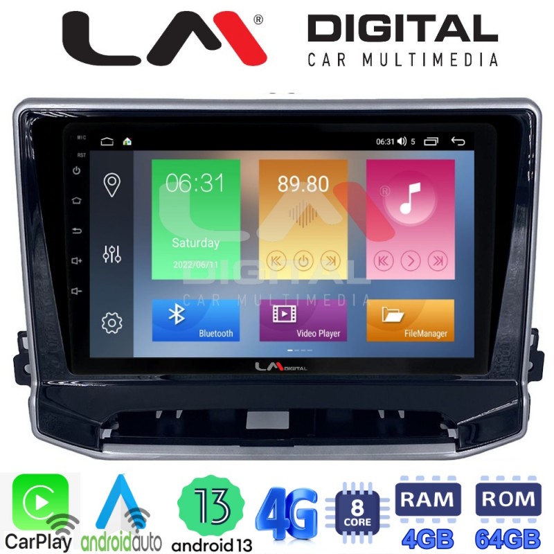 LM Digital - LM ZC8263 GPS Οθόνη OEM Multimedia Αυτοκινήτου για Jeep Compass 2023&gt; (CarPlay/AndroidAuto/BT/GPS/WIFI/GPRS)