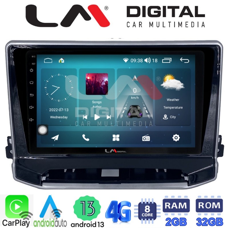 LM Digital - LM ZR8263 GPS Οθόνη OEM Multimedia Αυτοκινήτου για Jeep Compass 2023&gt; (CarPlay/AndroidAuto/BT/GPS/WIFI/GPRS)