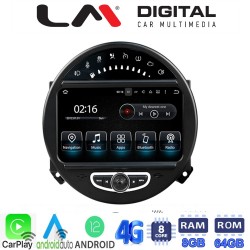 LM Digital - LM G835P89 Οθόνη OEM Multimedia Αυτοκινήτου για MINI COOPER (R56) &gt;2015, COUNTRYMAN (R60) &gt;2014, CLUBMAN (R55) &gt;2013 (CarPlay/AndroidAuto/BT/GPS/WIFI/GPRS)