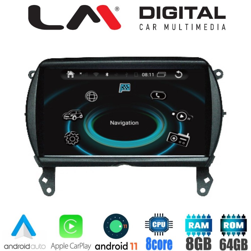 LM Digital - LM G836P7 NBT Οθόνη OEM Multimedia Αυτοκινήτου για MINI COOPER 2014&gt; (CarPlay/AndroidAuto/BT/GPS/WIFI/GPRS)