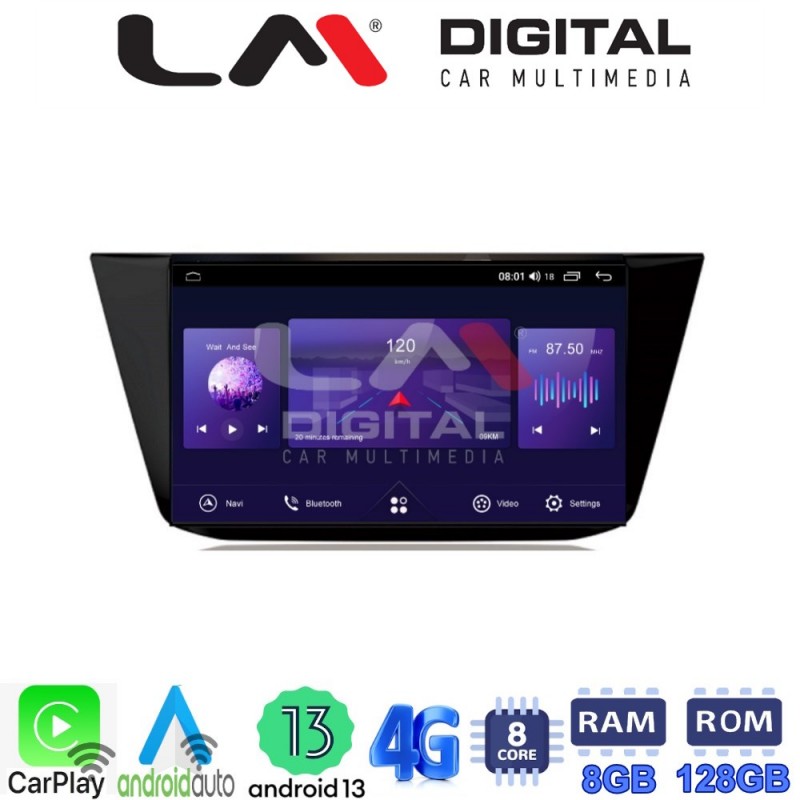 LM Digital - LM ZT8522 GPS Οθόνη OEM Multimedia Αυτοκινήτου για VW TOURAN 2016&gt; (CarPlay/AndroidAuto/BT/GPS/WIFI/GPRS)