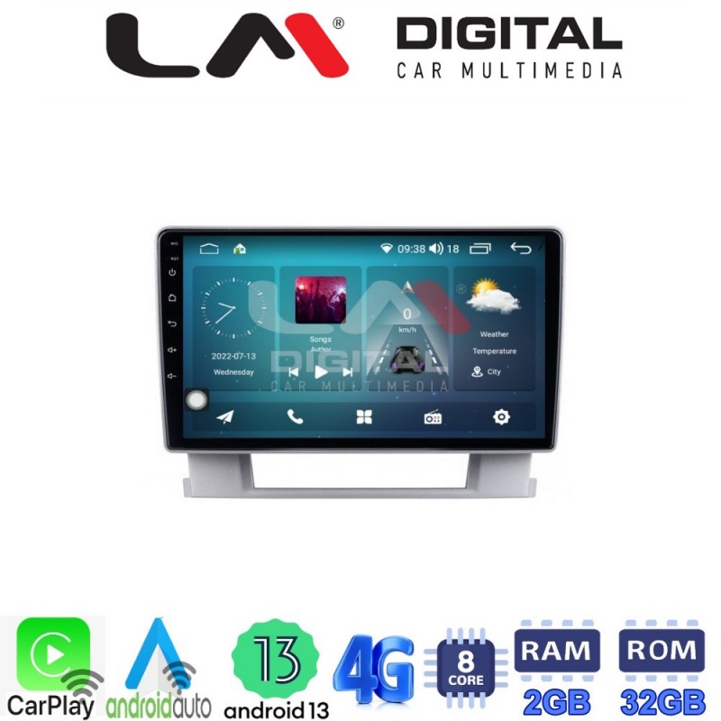LM Digital - LM ZR8072 GPS Οθόνη OEM Multimedia Αυτοκινήτου για OPEL ASTRA J 2011&gt;2015 (CarPlay/AndroidAuto/BT/GPS/WIFI/GPRS)