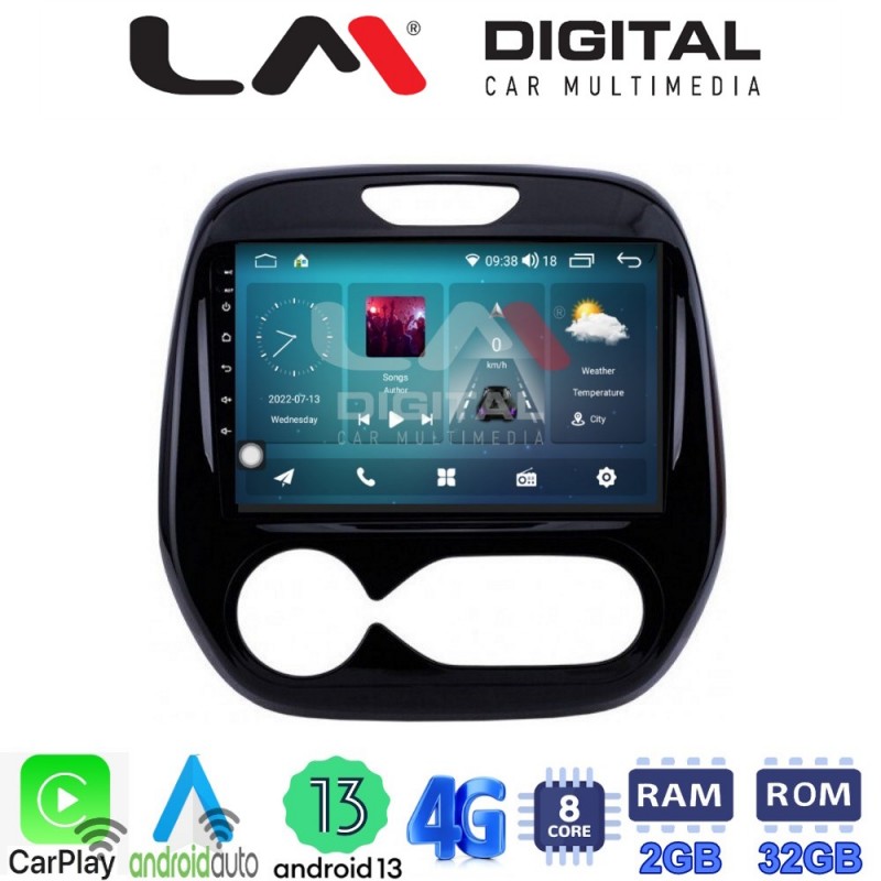 LM Digital - LM ZR8155 GPS Οθόνη OEM Multimedia Αυτοκινήτου για RENAULT CAPTURE 2013&gt;  (CarPlay/AndroidAuto/BT/GPS/WIFI/GPRS)