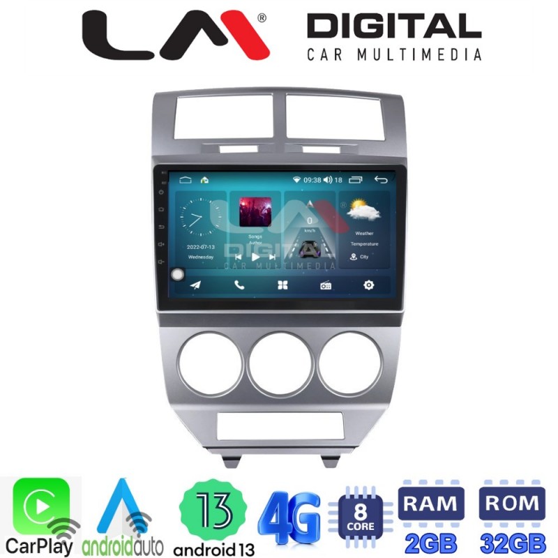 LM Digital - LM ZR8203 GPS Οθόνη OEM Multimedia Αυτοκινήτου για Dodge Caliber (CarPlay/AndroidAuto/BT/GPS/WIFI/GPRS)