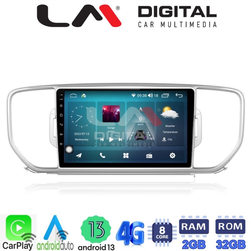 LM Digital - LM ZR8527 GPS Οθόνη OEM Multimedia Αυτοκινήτου για KIA SPORTAGE 2016&gt;2019 (CarPlay/AndroidAuto/BT/GPS/WIFI/GPRS)