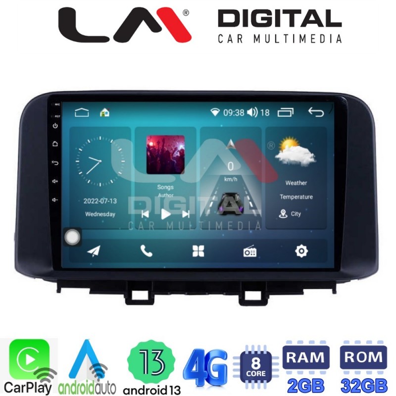 LM Digital - LM ZR8961 GPS Οθόνη OEM Multimedia Αυτοκινήτου για HYUNDAI KONA  mod.2017&gt; (CarPlay/AndroidAuto/BT/GPS/WIFI/GPRS)