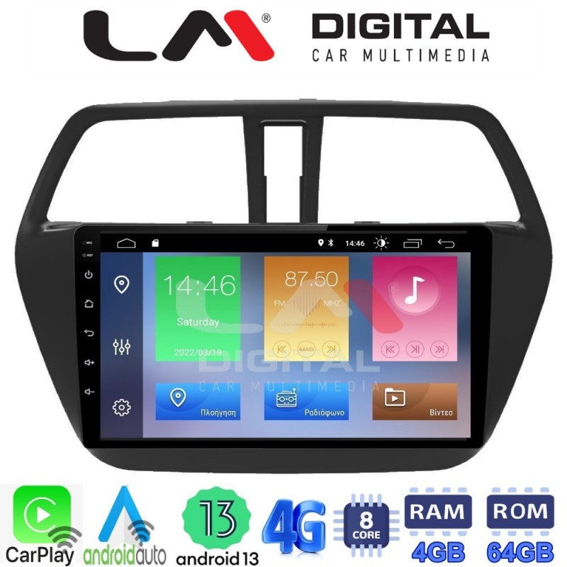 LM Digital - LM ZC8337 GPS Οθόνη OEM Multimedia Αυτοκινήτου για SUZUKI SX4 SCROSS 2014&gt; (CarPlay/AndroidAuto/BT/GPS/WIFI/GPRS)