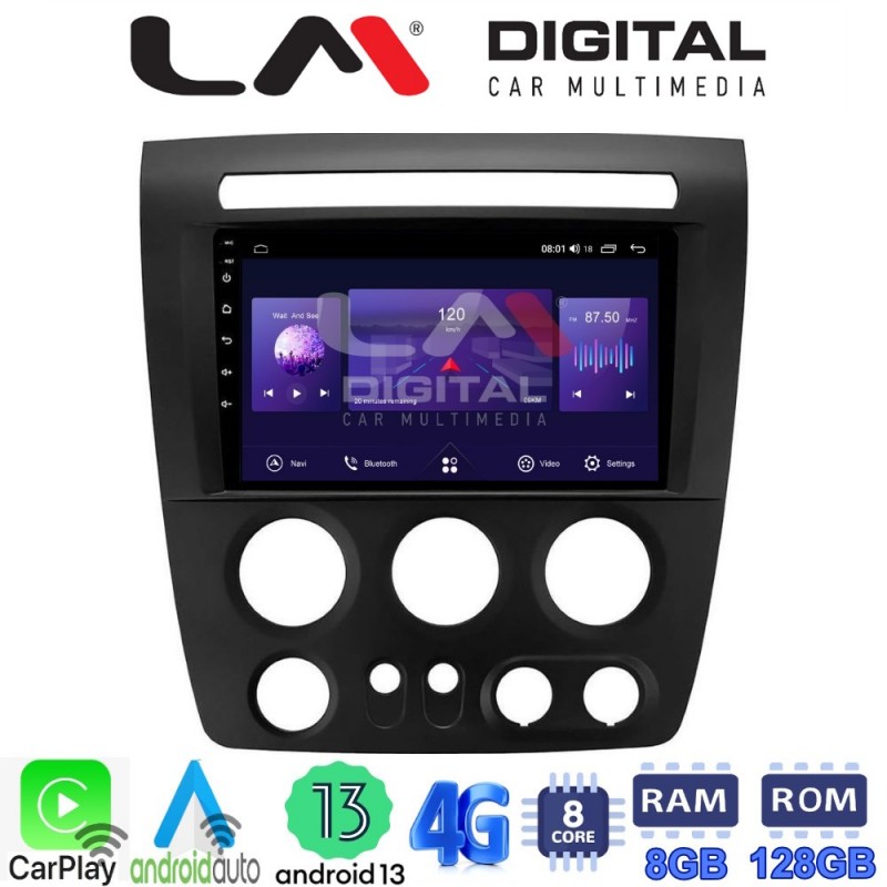 LM Digital - LM ZT8721 GPS Οθόνη OEM Multimedia Αυτοκινήτου για Hummer H3 2006 &gt; 2011 (CarPlay/AndroidAuto/BT/GPS/WIFI/GPRS)
