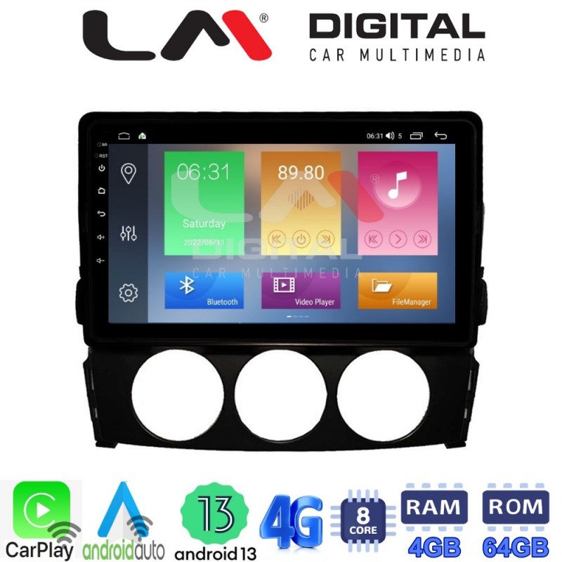 LM Digital - LM ZC8530 GPS Οθόνη OEM Multimedia Αυτοκινήτου για Mazda MX5 2005 &gt; 2015 (CarPlay/AndroidAuto/BT/GPS/WIFI/GPRS)