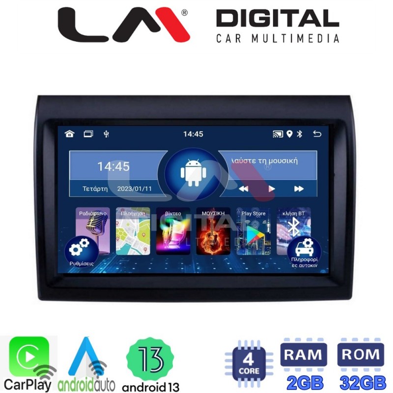 LM Digital - LM ZN4193 GPS Οθόνη OEM Multimedia Αυτοκινήτου για DUCATO, BOXER, JUMBER  (CarPlay/AndroidAuto/BT/GPS/WIFI/GPRS)