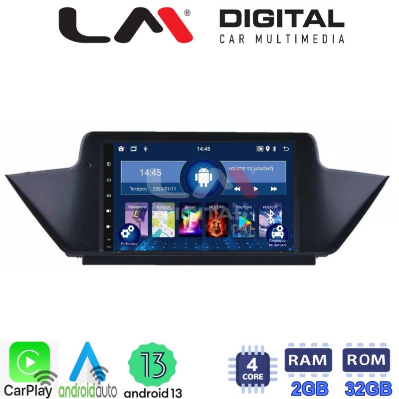 LM Digital - LM ZN4219 GPS Οθόνη OEM Multimedia Αυτοκινήτου για BMW X1 (E84) 2009&gt;2014 (CarPlay/AndroidAuto/BT/GPS/WIFI/GPRS)