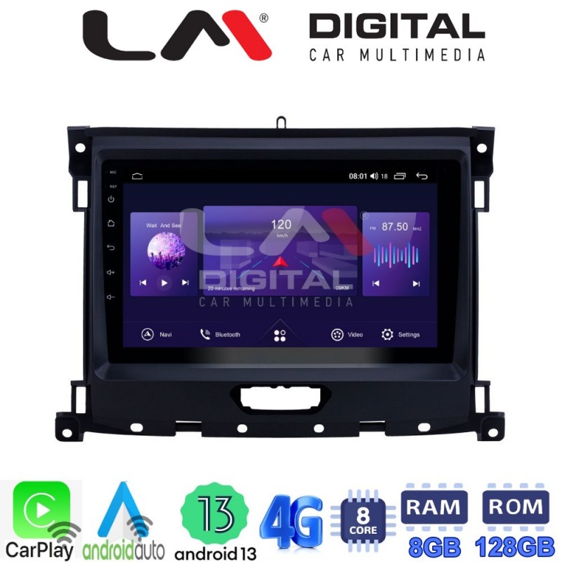 LM Digital - LM ZT8575 GPS Οθόνη OEM Multimedia Αυτοκινήτου για FORD RANGER 2019 &gt; (CarPlay/AndroidAuto/BT/GPS/WIFI/GPRS)